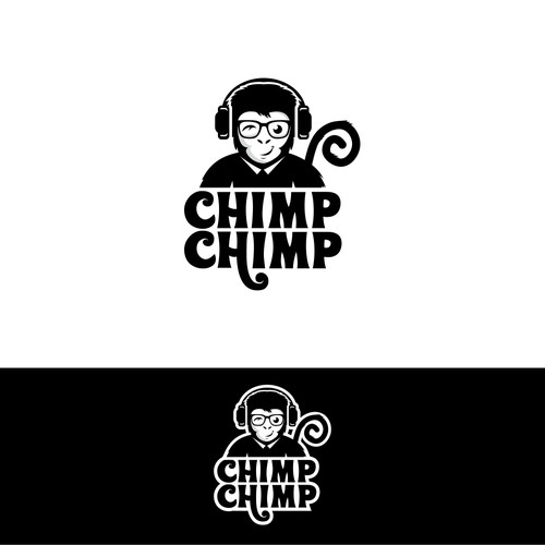 Monkey Logo For Chimp-Chimp