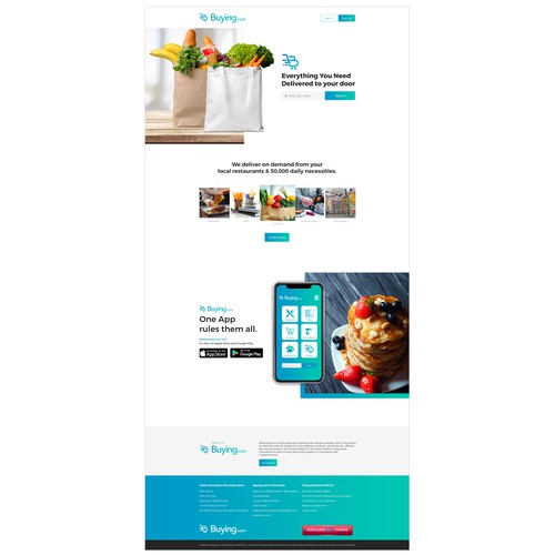 Landing Page for Buying.com