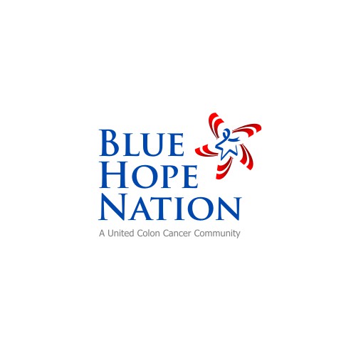 Blue Hope Nation Emblem for Colon Cancer