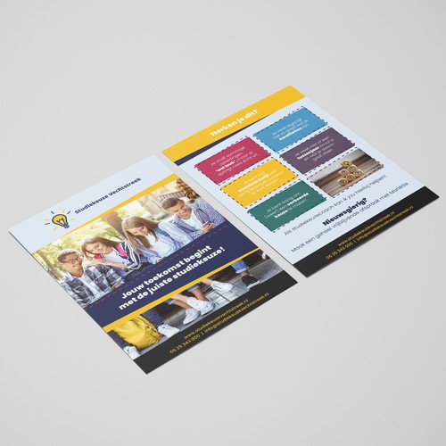Flyer design Studiekeuze Vechtstreek