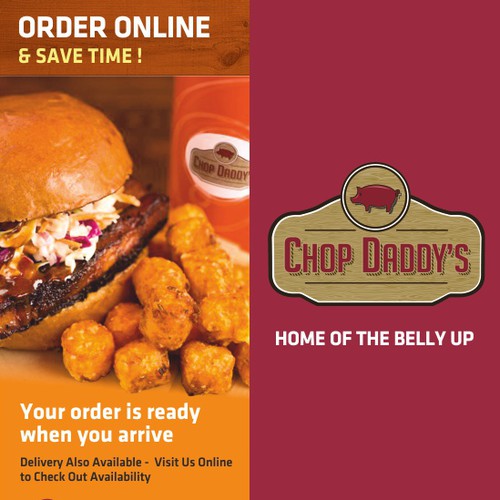 In-store Menu for BBQ Restaurant