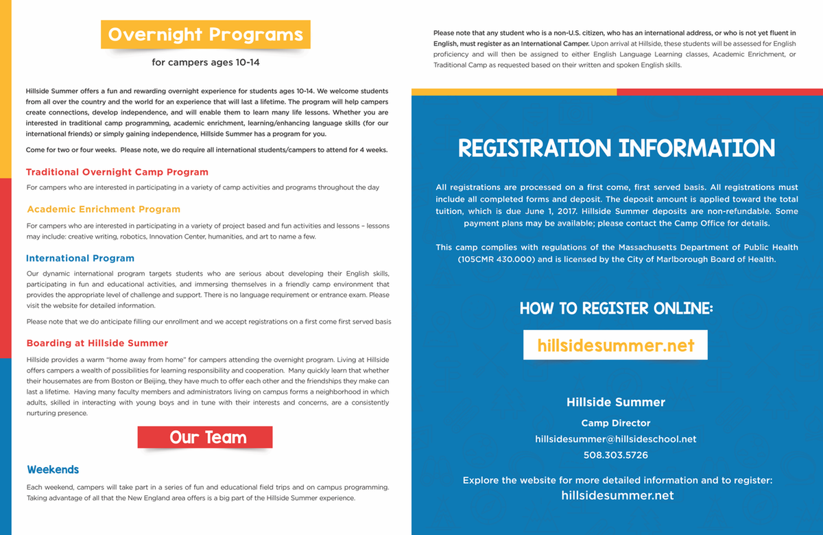 Brochure design