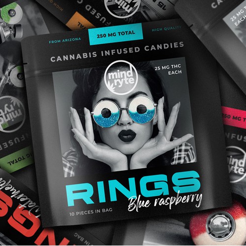 Packaging design for cannabis infused candies