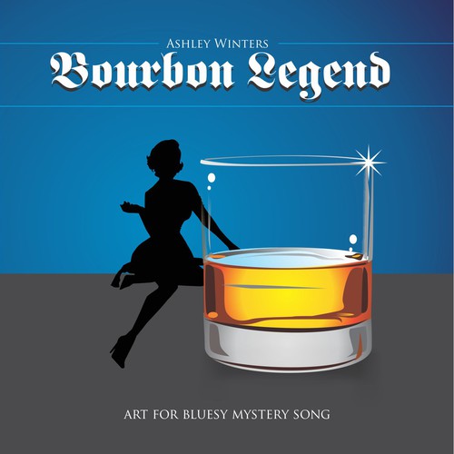 Bourbon Legend:  Album Art for Bluesy Mystery Song