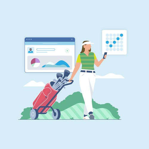 Golf Illustrations