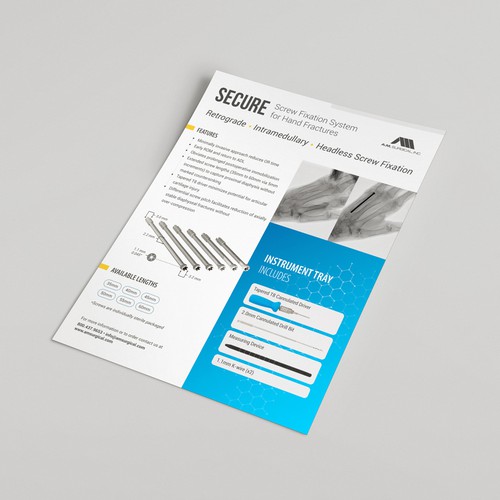 SECURE - Screw Fixation System for Hand Fractures Brochure 