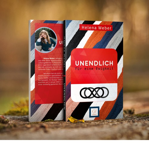 Book design concept for UNENDLICH