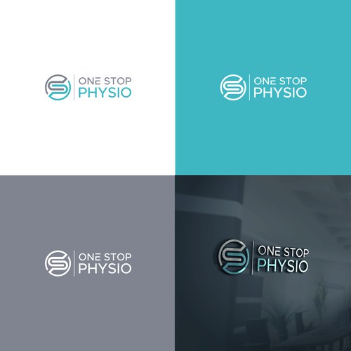 one stop physio logo design