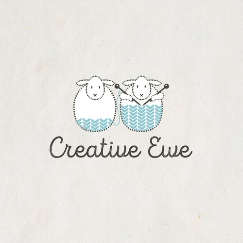 Logo available for customisation and sale.logo for knitting store
