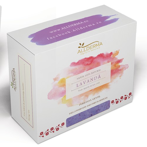 Packaging design for handmade soaps 