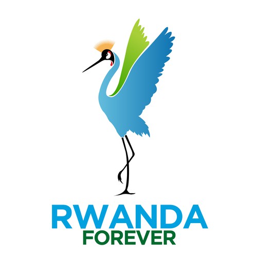 Gradient logo for Rwanda 