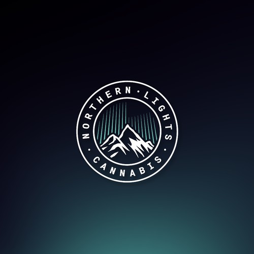 Northern Lights Cannabis Logo Design