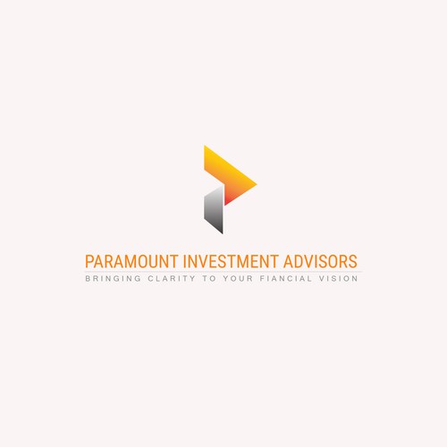 luxury logo concept for paramount advice