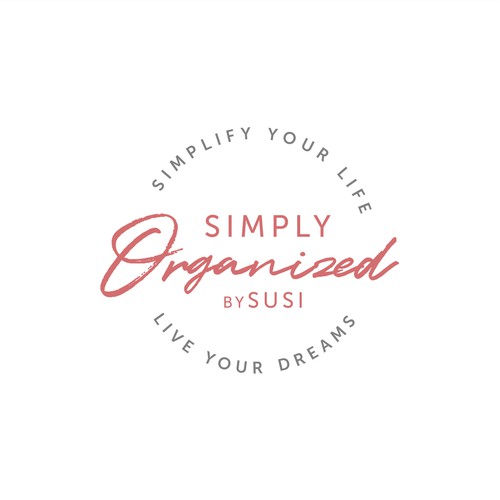 Logo concept for Simply Organized by Susi