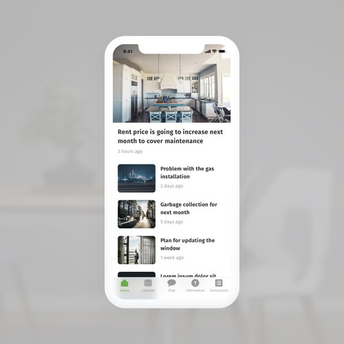 Mobile App Concept for Building Management