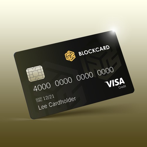 Credit card design contest