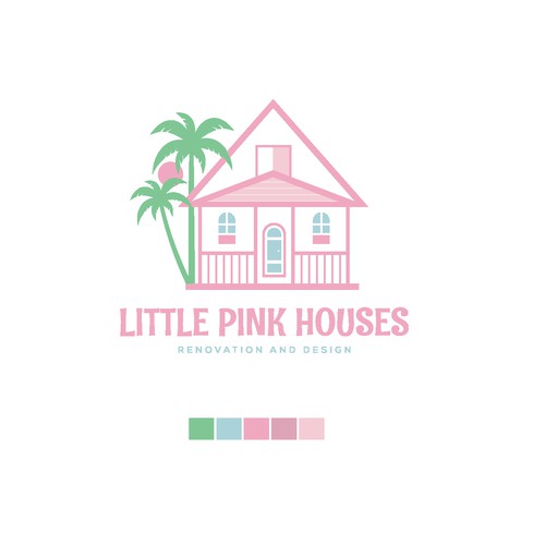 Charming House Style logo with Florida vibe