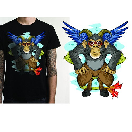 chimera monkey tees