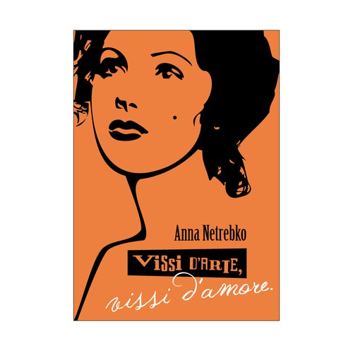 Illustrate a key visual to promote Anna Netrebko’s new album