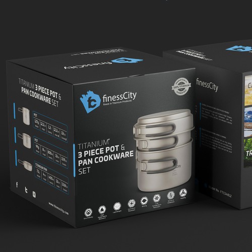 Modern Packaging for Cookware