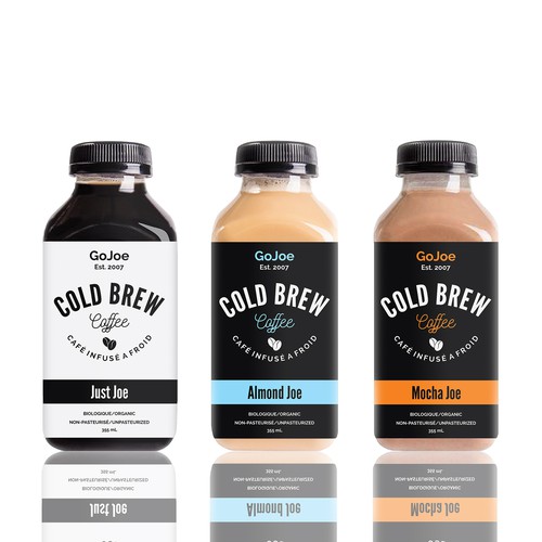 Cold Brew Coffee Label Design