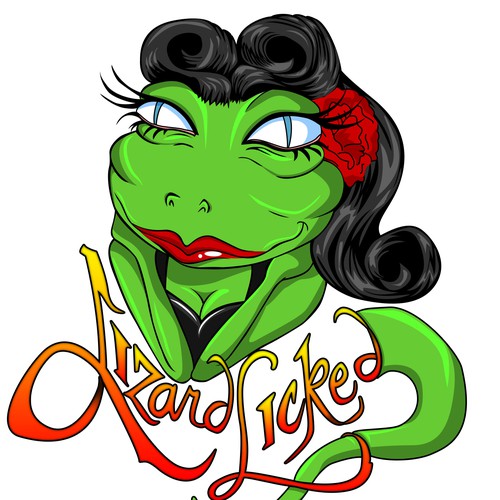 Create a Lizard Logo Character for Lizard Licked!