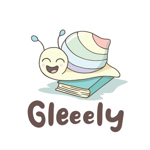 Happy logo for a publishing company
