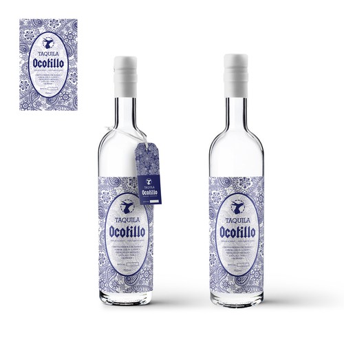 Packaging design for Ocotillo Tequila