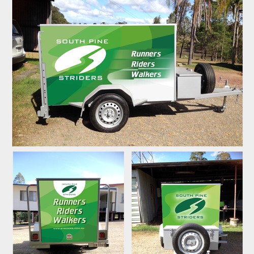 Design our running club's new eye catching trailer wrap