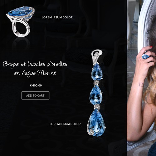 Create Magento Template for luxury jewelry brand