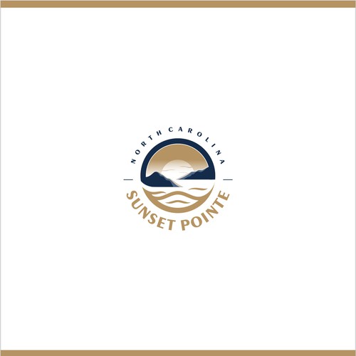 logo concept for sunset pointe
