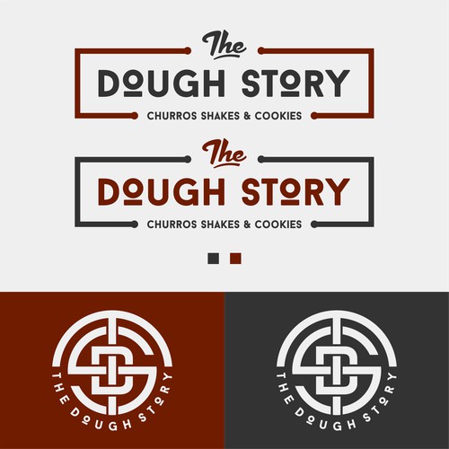 Design a modern chic yet vintage logo for 'The Dough Story'