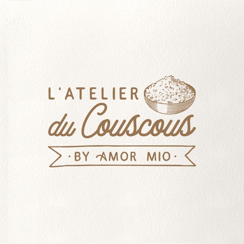 "L'atelier du couscous" Logo Design