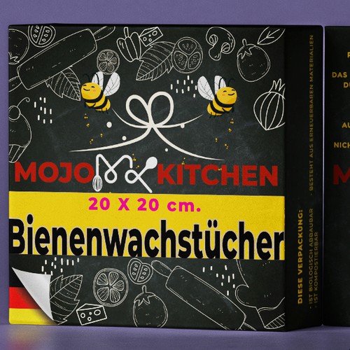 MOJO KITCHEN Beewax Wraps Packaging Box