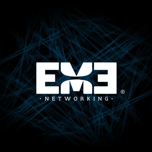 logo concept for EME networking data encryption