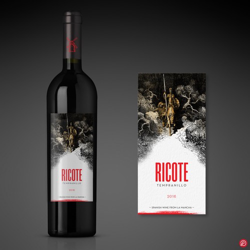 Wine label design