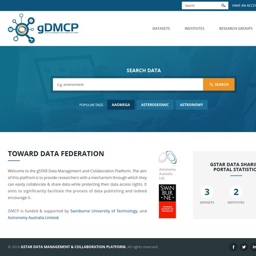 Redesign gSTAR Data Portal 