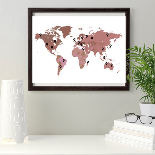design of world map