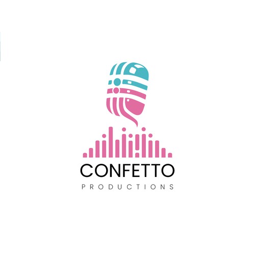 Confetto Productions Logo Design 