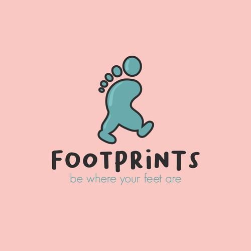 Footprints logo concept