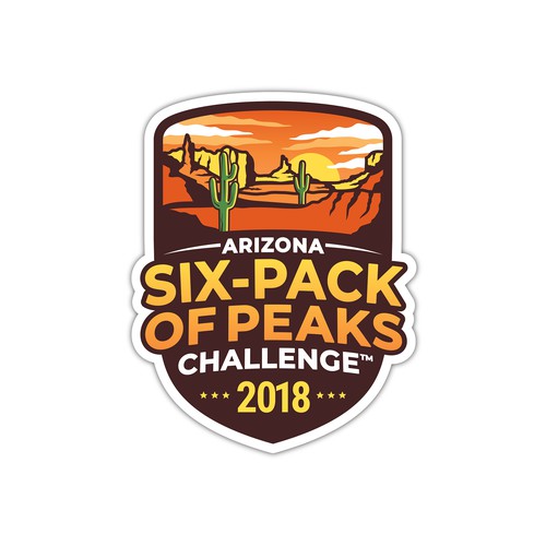 Fresh new logo for hiking challenge series