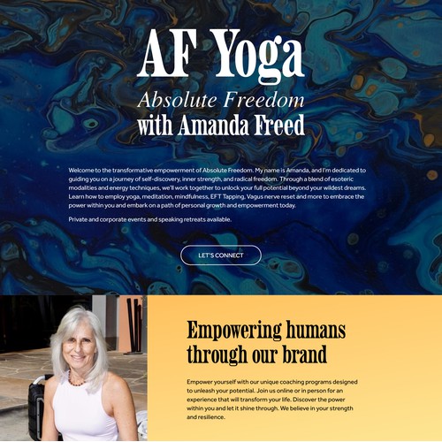 AF Yoga Website