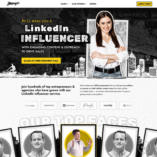 LinkedIn Influncer Website