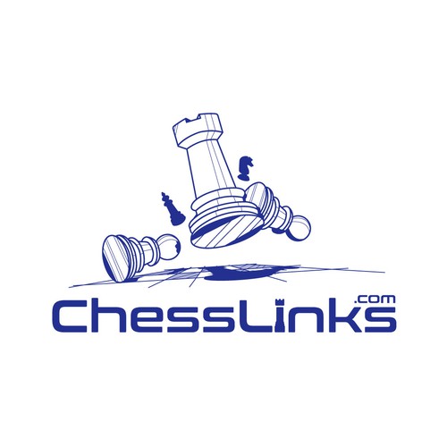 Fun and modern logo for a Chess Website