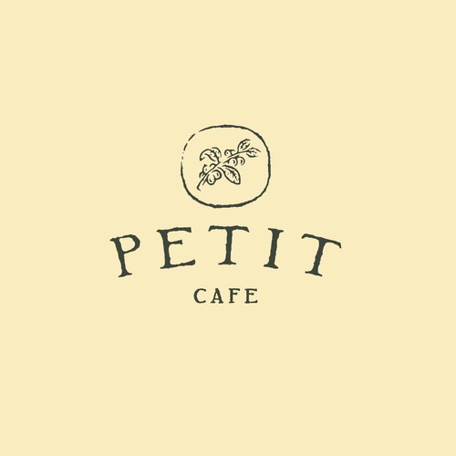 Handmade logo for Petit Cafe
