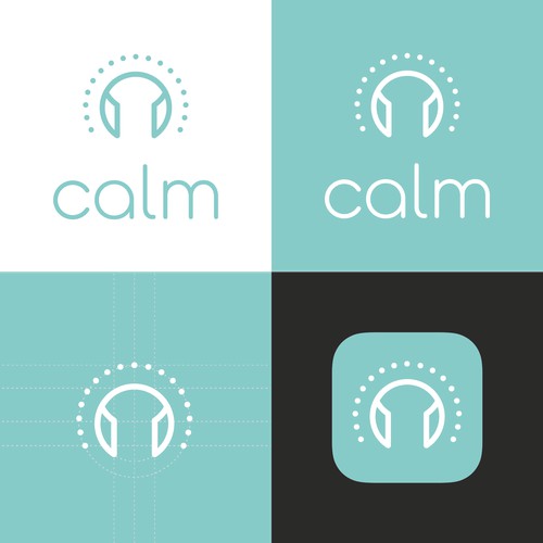 Logo design for a mindfulness podcast app