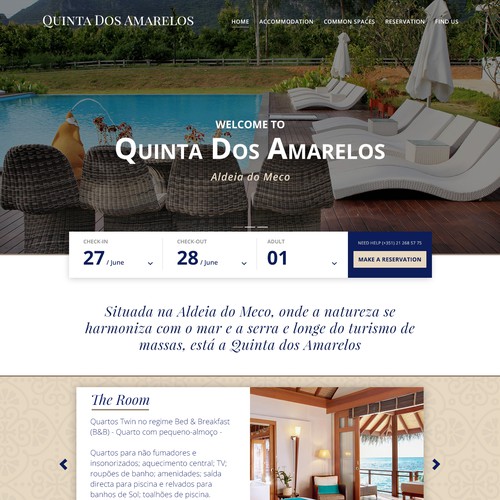 Hotel website design