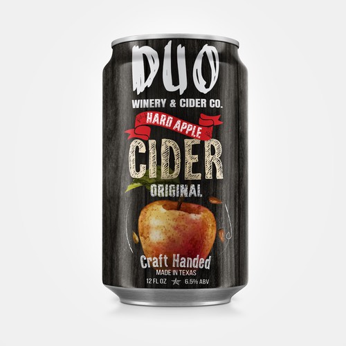 Craft cider can design