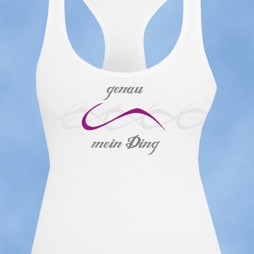Young clothing label for paragliding women needs cool and stylish idea for tank top