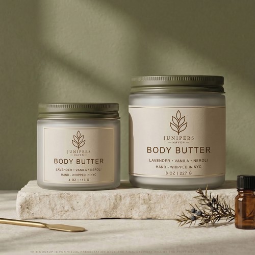 Junipers Haven — Botanical Body Butter Packaging